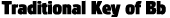 Keys of B
